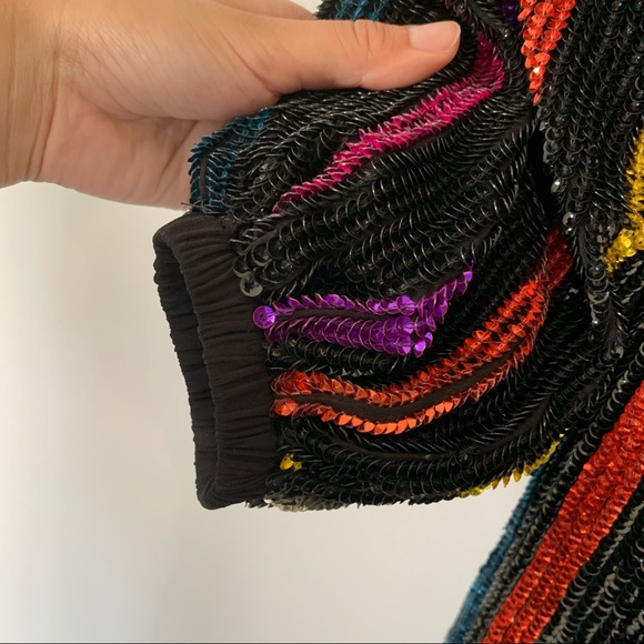 RETROFETE Gabrielle Long Sleeve Robe Wrap Dress - Picture 9 of 16